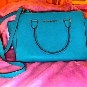 Blue MK Michael Kors Purse